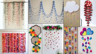 Paper Craft Wall Decor  Party Decoration  Beautiful Room Decor [upl. by Gaven]