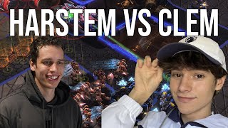 INSANE StarCraft 2 Match Harstem vs Clem [upl. by Castorina578]