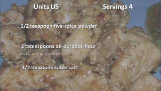 Weight Watchers Sesame Chicken recipe [upl. by Orodisi704]