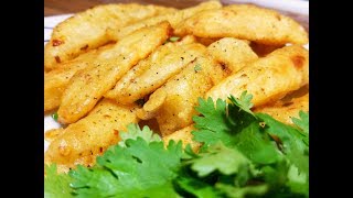 Potato Wedges Recipe  Crispy Potato Wedges Recipe  Fried Potato Wedges [upl. by Elenaj]