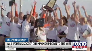 Cumberland Patriots win NAIA Women’s Soccer National Championship in Foley [upl. by Adnoek263]