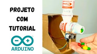 TUTORIAL com Arduino Uno para Iniciantes Dispenser de MampM de chocolate [upl. by Norah375]