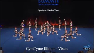 Gymtyme Allstars Illinois Vixens Summit 2022 Semi Finals [upl. by Laspisa]