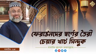 ফেরাউনদের স্বর্ণের তৈরী চেয়ার খাট সিন্দুক  মিশর মাকারিম ২০৪ [upl. by Erreip772]