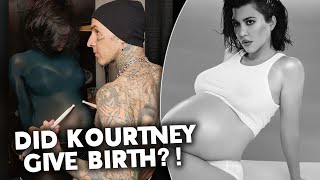 Did Kourtney Kardashian Already Give Birth To Baby Rocky [upl. by Ahpla8]