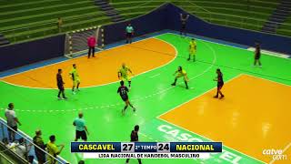 LIGA NACIONAL DE HANDEBOL MASCULINO 2024  CASCAVEL X NACIONAL  06072024 [upl. by Ativet]