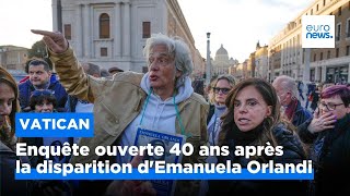 Quarante ans après le Vatican ouvre une enquête sur la disparition dEmanuela Orlandi [upl. by Jordans]