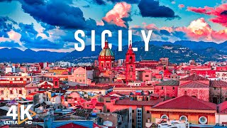 Sicily Italy 4K VIDEO 4K UHD  Relaxing Music Along With Beautiful Nature Video  Travel Vlog 4K [upl. by Jerome711]