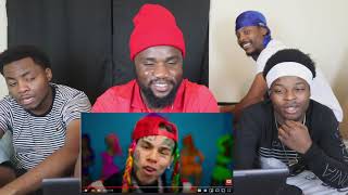 6IX9INE GOOBA Official Music Video reaction video [upl. by Lougheed311]