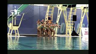 USA Artistic Swimming 2023 Junior Olympic 12U Team Routine Seattle Synchro Live Stream [upl. by Denny]