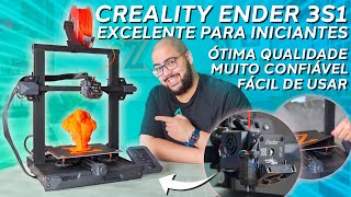 A IMPRESSORA 3D MAIS FÁCIL DE USAR Ótima para Iniciantes Excelente Qualidade Ender 3 S1 [upl. by Onaicul]