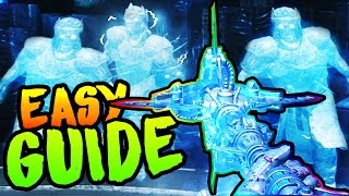 ORIGINS ULTIMATE WATER ICE STAFF BUILD amp UPGRADE GUIDE BO3 Zombies Chronicles ULLS ARROW Easter Egg [upl. by Rosene408]