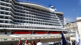 Boarding MSC Seaview at Genoa [upl. by Ennovehs]