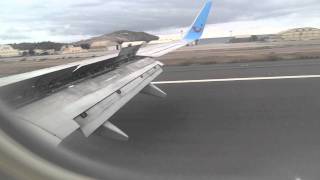 Jetairfly Boeing 737800 landing in Las Palmas  Gran Canaria [upl. by Dnalkrik]