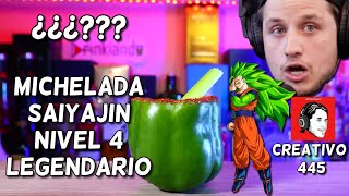 CLAMATO Dedicado a RobertoMtzTV  Cómo preparar la MICHELADA SAIYAJIN NIVEL 4 Legendario🍺🍅 shorts [upl. by Grunenwald]