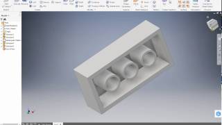 Inventor Lego Block Tutorial [upl. by Adolfo356]