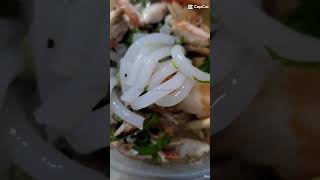 crab meat noodle soupbánh canh ghẹ [upl. by Nosrej]