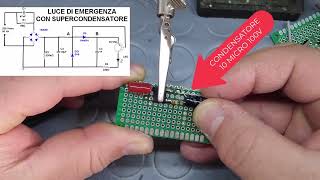 puntoluce di emergenza a led x 503 e DIN  facile da realizzare anche dagli elettricisti smanettoni [upl. by Akibma]