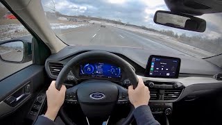 2020 Ford Escape Hybrid SE Sport AWD  POV First Driving Impressions [upl. by Fahy]