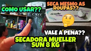 SECADORA DE PAREDE MUELLER SUN 8 KG  COMO USAR  VALE A PENA MESMO [upl. by Aynam]