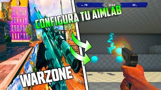 CONFIGURA tu AIMLAB para WARZONE 3 de esta manera 😉 [upl. by Neehahs]