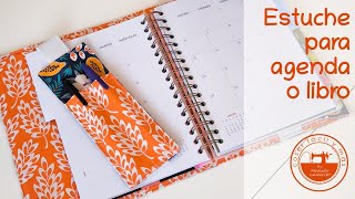 Miniestuche para agenda  pen holder [upl. by Eniarol]