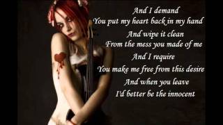 I Want My Innocence Back  Emilie Autumn with lyrics [upl. by Urba]