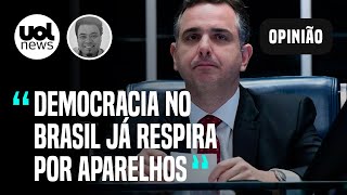 Sakamoto Reunião de Pacheco com Lula e senadores prova que democracia está na UTI [upl. by Gaige608]