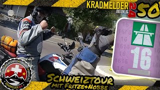 Autobahn ohne Vignette ✫ Schweiztour mit Fritze amp Nobbe ◙ MV50 [upl. by Aitsirt]