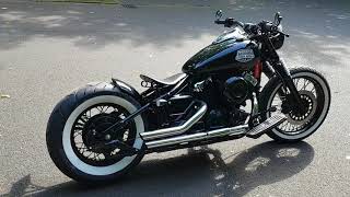 Walk around xvs 650 dragstar Mainstream Bobber [upl. by Lipson]