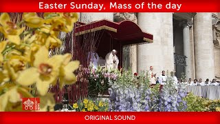 March 31 2024 Easter Sunday Mass of the day  Pope Francis [upl. by Isaak]