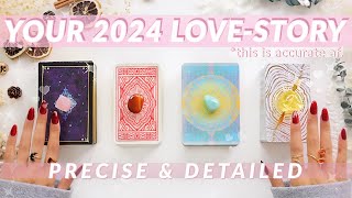 💌Your 2024 LOVESTORY Predictions👩‍❤️‍👨💕detailed af🔮✨pick a card ♣︎ tarot reading✨🔥 [upl. by Irmo124]