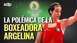 BOXEADORA 🥊 argelina IMANE KHELIF ES MUJER CIS 👩 puede competir en JUEGOS OLÍMPICOS de PARÍS 2024🇫🇷 [upl. by Berner142]