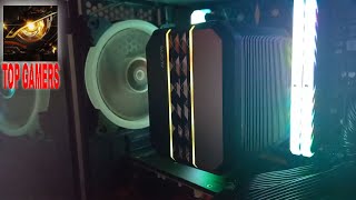 TEMPERATURA  DO CPU COM M90 CPU Cooler RGB  ALSEYE  ThunderBR [upl. by Llenel]