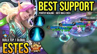 ESTES BEST BUILD 2024  BUILD TOP GLOBAL ESTES GAMEPLAY  MOBILE LEGENDS✓ [upl. by Elazaro516]