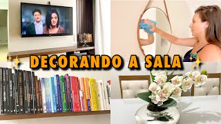 DECORANDO A SALA COM ITENS DA SHOPEE  GASTANDO POUCO [upl. by Nipha374]