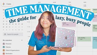 the definitive TIME MANAGEMENT GUIDE for busy but lazy people [upl. by Leksehcey]