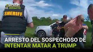 Así fue el arresto del sospechoso del aparente intento de asesinar a Donald Trump [upl. by Anaiek]