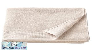 VINARN IKEA Bath towel light graybeige Review [upl. by Nivlac893]