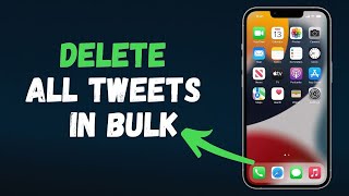 How to Delete Tweets All at Once Tutorial 2024 Full Guide [upl. by Chase]