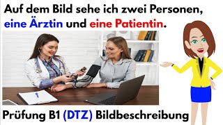 Bildbeschreibung B1  DTZ  Prüfung 2022  Mündliche Prüfung Teil 2 [upl. by Marybeth211]