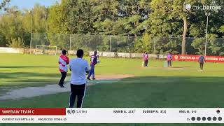 Live Cricket Match  Warsaw Team C vs Warsaw Team A  01Sep24 0533 PM  Nepal Poland T12 Cricket [upl. by Akem727]