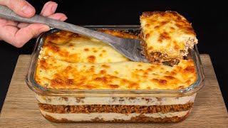 Die beste hausgemachte Lasagne Sie werden nie wieder Lasagne kaufen [upl. by Eilarol]