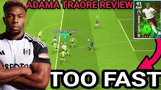 94 Rated Nominating Contract Adama Traore Is Too Fast  Review  eFootball 2024 Mobile [upl. by Atinniuq]