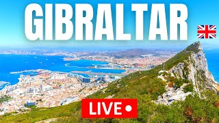 🔴 Gibraltar LIVE Town amp Waterfront at Sunset [upl. by Lleral689]