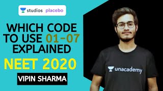 NEET 2020 Application codes 0107 Made Easy Must Watch Before filling form  Vipin Sharma [upl. by Orji]