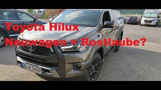 UBSZentrale Toyota Hilux Neuwagen  Rostlaube Versiegelung mit Dinitrol [upl. by Wendye516]