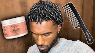 How to do Finger Coils for Men with Curly Hair  Shea Moisture [upl. by Champagne575]