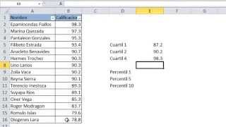 Cuartiles y Percentiles [upl. by Fattal]