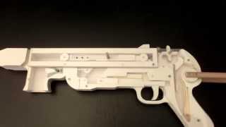 MP40 Rubberband Gun insight view [upl. by Asihtal]